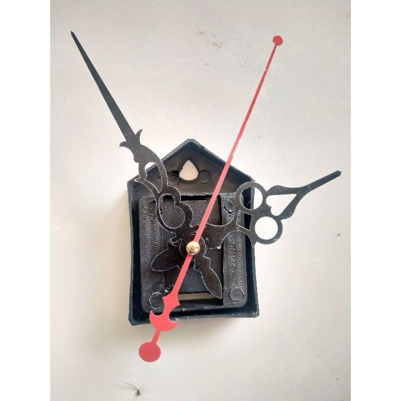 mesin jam dinding 12888 set gantungan rumah dan jarum besar
