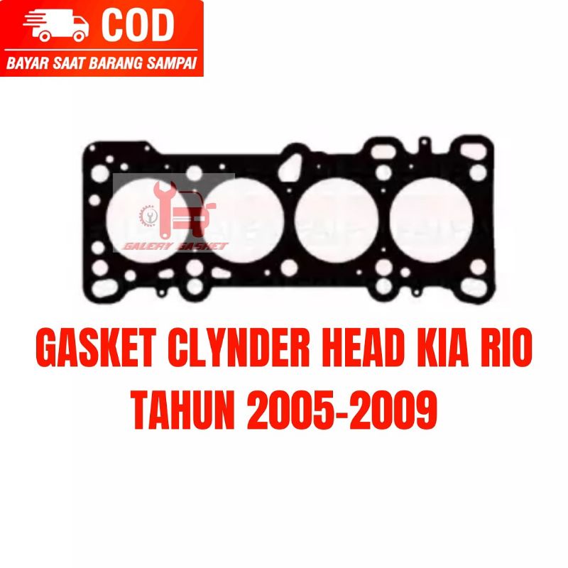 GASKET CLYNDER HEAD KIA RIO SF TAHUN 2005 PAKING HEAD KIA RIO SF