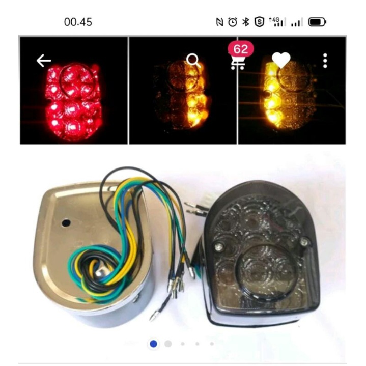 LAMPU BELAKANG C70 LED STOPLAM C70 + SEIN LED