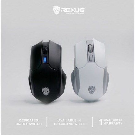 ITSTORE MOUSE OPTICAL GAMING REXUS GARANSI RESMI WIRELESS USB G10 X12 X13 X8 S5 RX108 RX109 RX110 FREE POUCH KANTONG