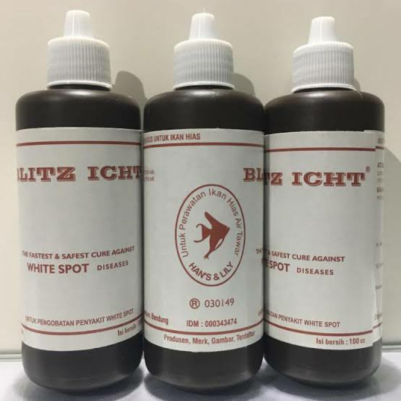 Fish All Blitz Itch - Methylene Blue dan White Spot Obat Jamur ikan hias