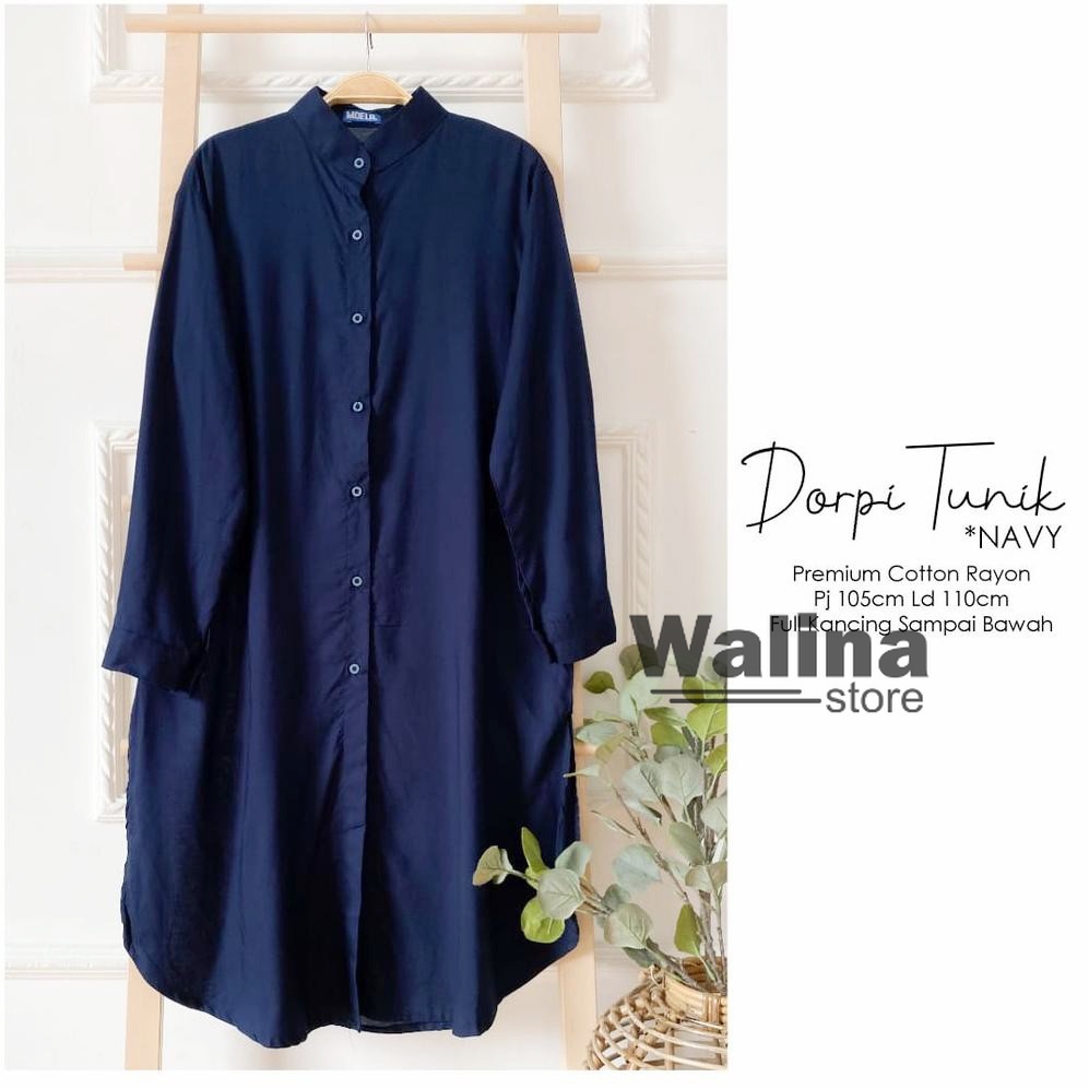 Moela Tunik Polos Rayon XL XXL LD 110 120