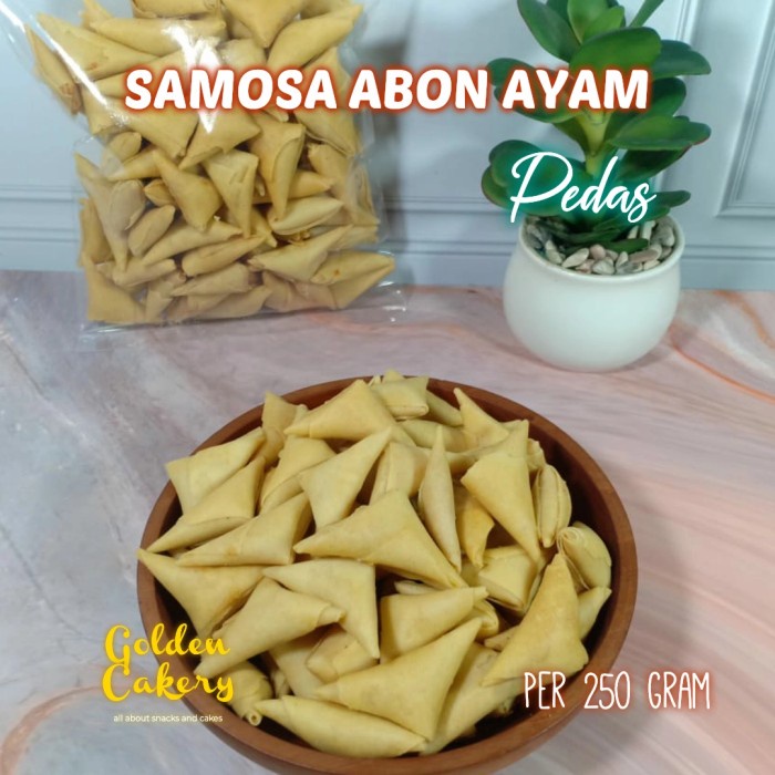 

Q0121Sa Samosa Abon Ayam Kiloan Samosa Segitiga - Pedas 250 Gr D5qs44