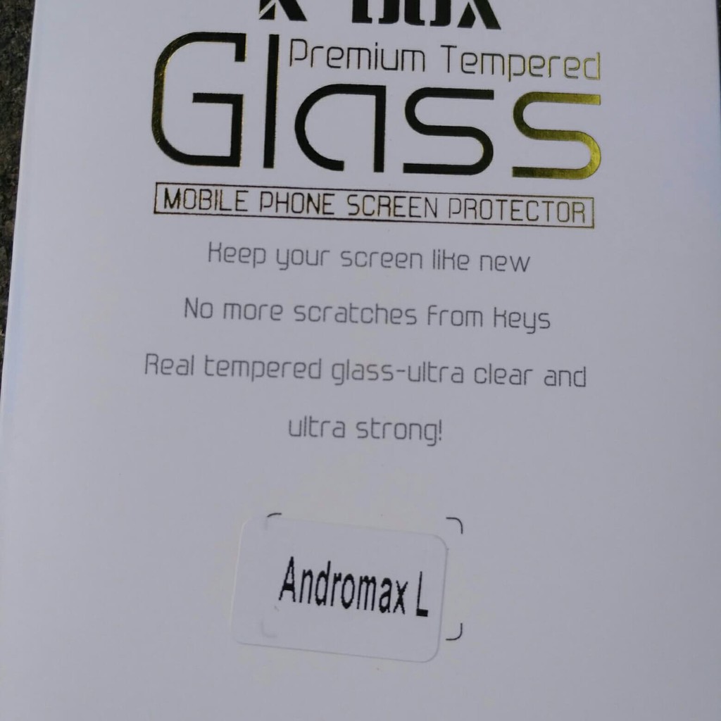 Tempered glass andromax L temperedglass andromax L