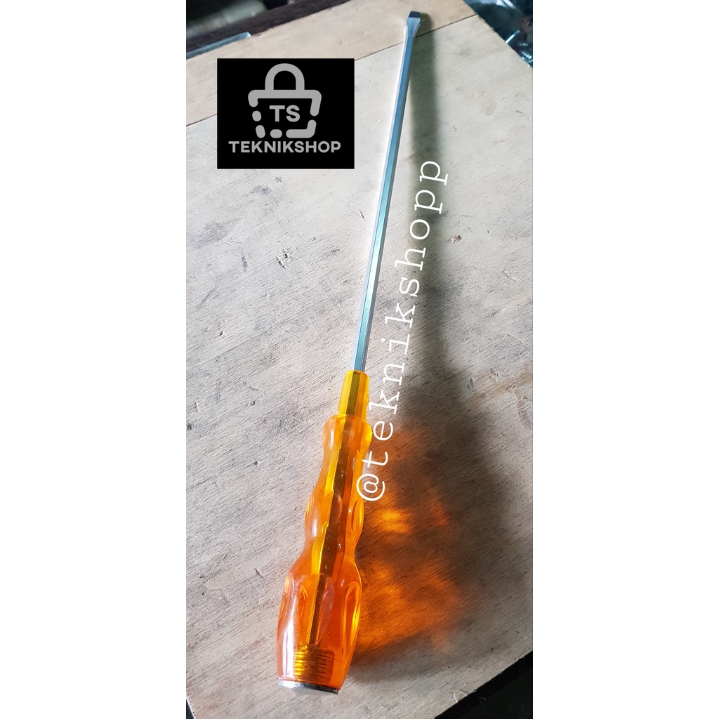 OBENG PANJANG MINUS (-) 40CM / OBENG MINUS / OBENG MIN - / OBENG TIPIS