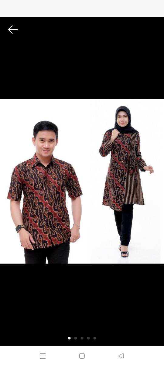 Couple Batik Lebaran  Batik Pekalongan Kekinian
