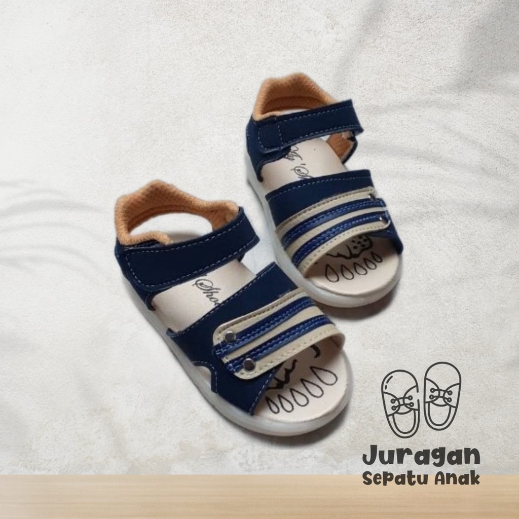 Sandal anak laki-laki casual 1 s/d 3 tahun balita termurah size 22-25 Sandal anak balita/sandal anak laki laki/sandal anak lucu