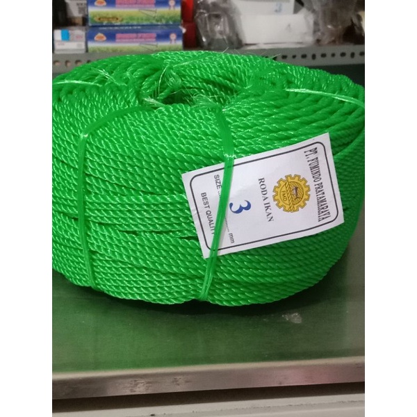 

Tali tambang plastik kuat berkualitas 3mm
