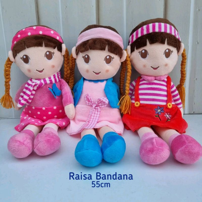 BONEKA CANTIK DOLL RAISA BANDANA KEPANG 55 CM