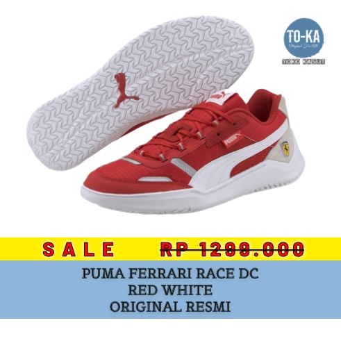 PUMA FERRARI RACE DC RED WHITE