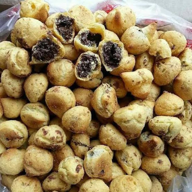 

Kue Soes Kering Coklat 250 gr/ Sus Cokelat Lumer