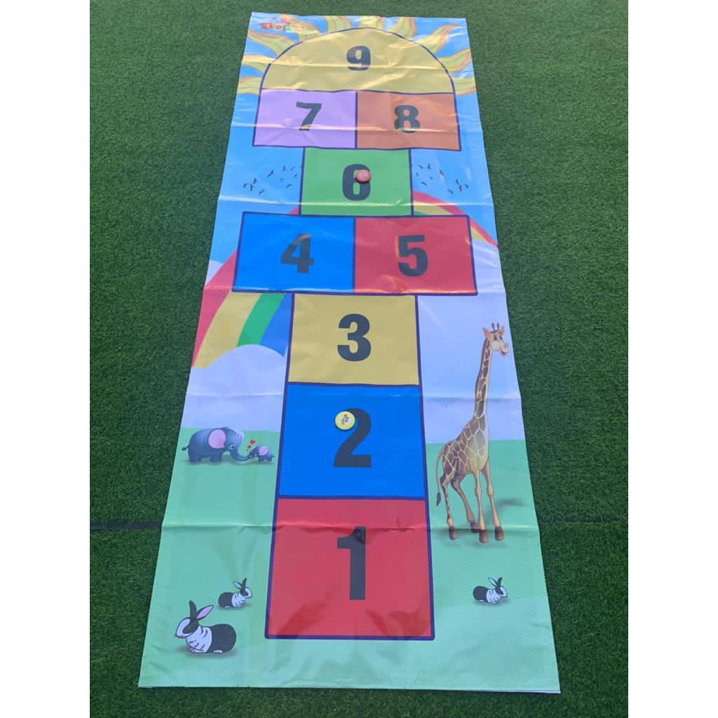 Engklek Mainan Anak Tradisional 200cm x 75cm / 2meter termasuk Gaco