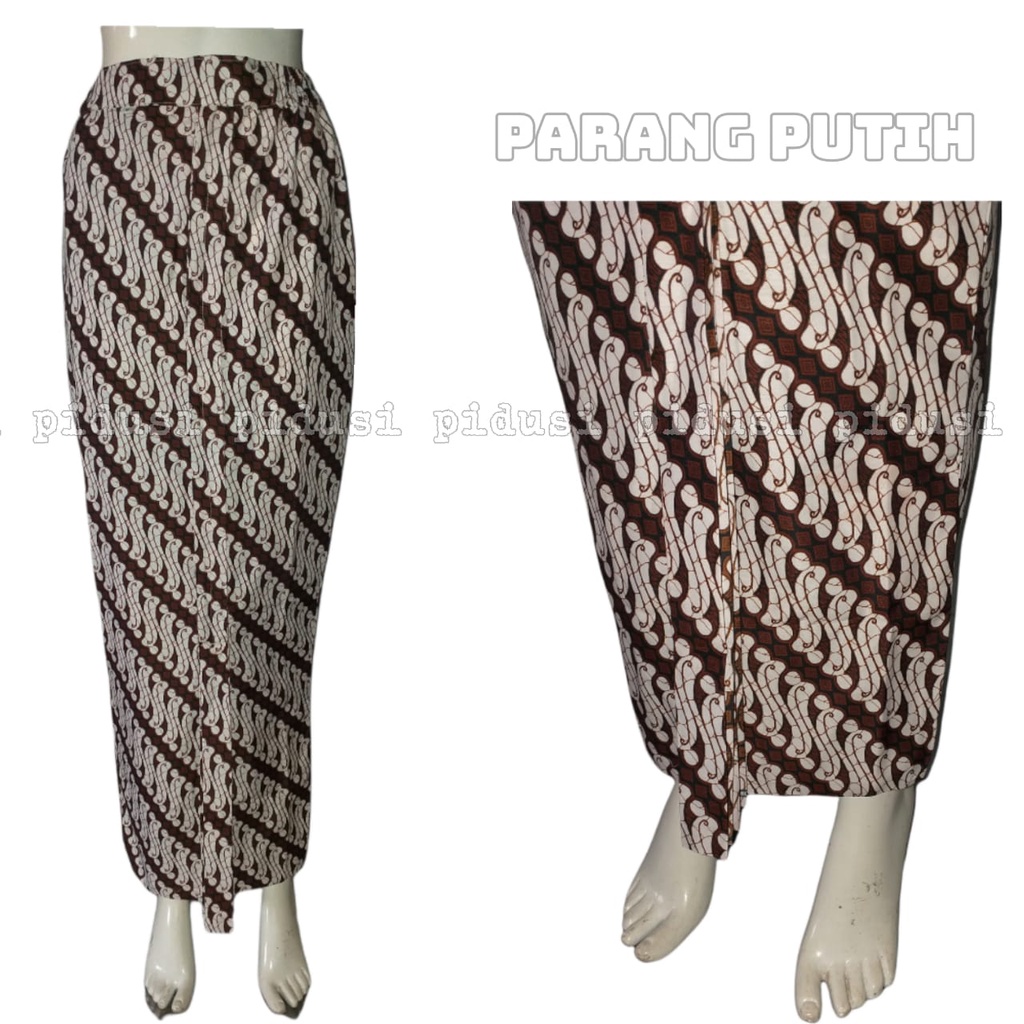 ROK BATIK WIRON SPAN PUTIH / ROK BATIK KLASIK / ROK WIRU / ROK SPAN KEBAYA