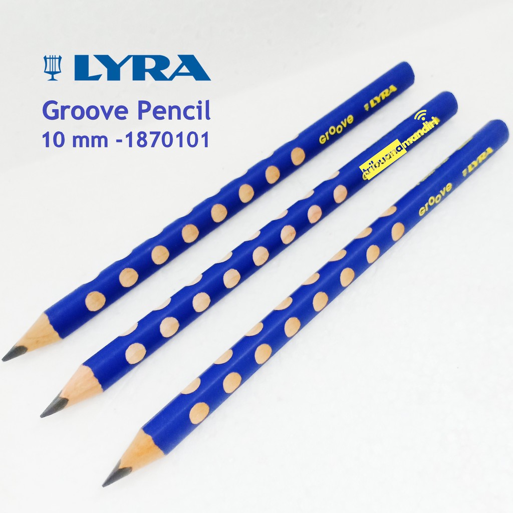 Jual Lyra Groove Pencil Graphite Jumbo (B) BLACK 10 Mm (Satuan) 1870101 ...