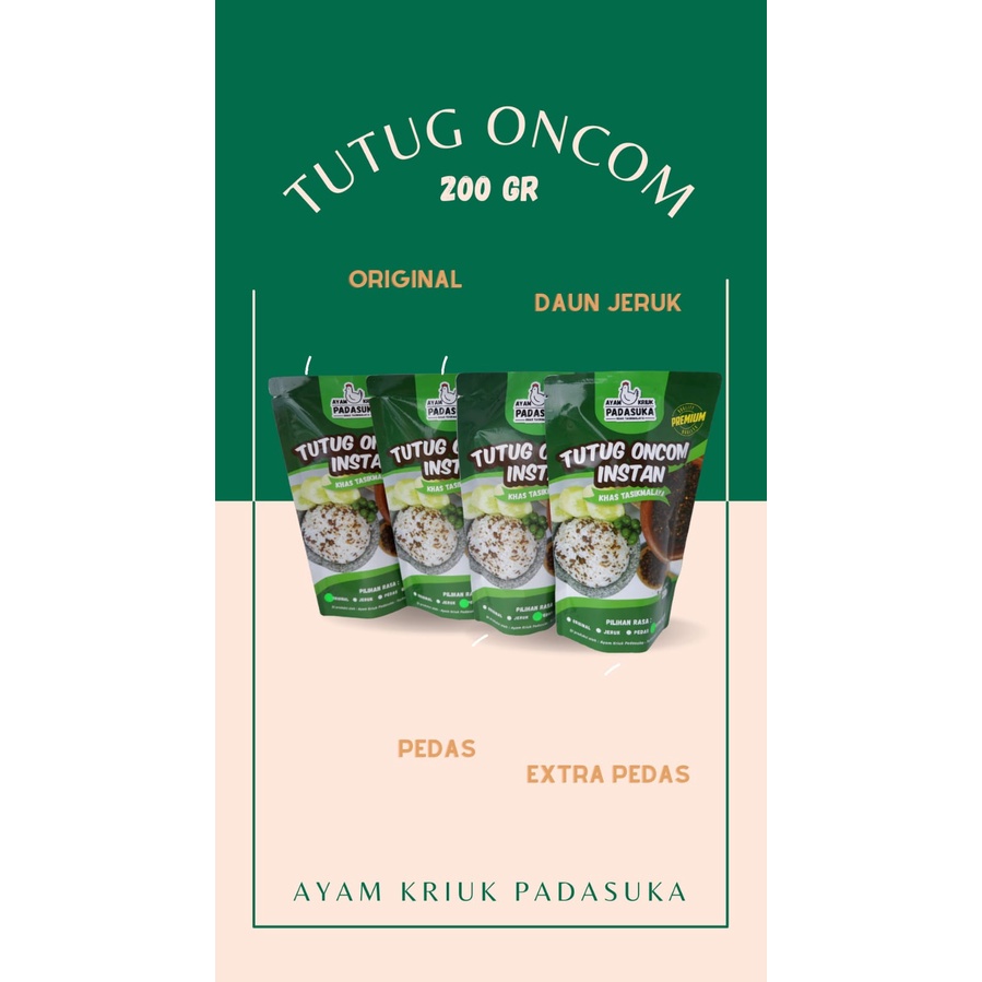 

TUTUG ONCOM TABUR RASA ORIGINAL (200gr)