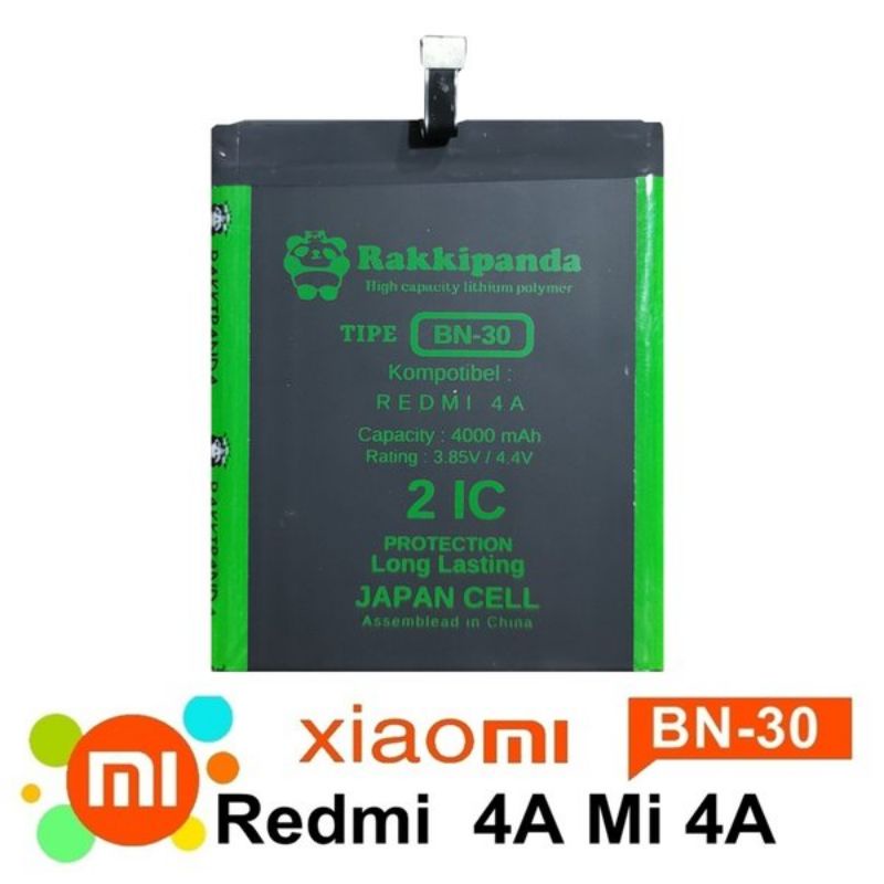 Baterai redmi 4A / BN30 double power [rakkipanda]