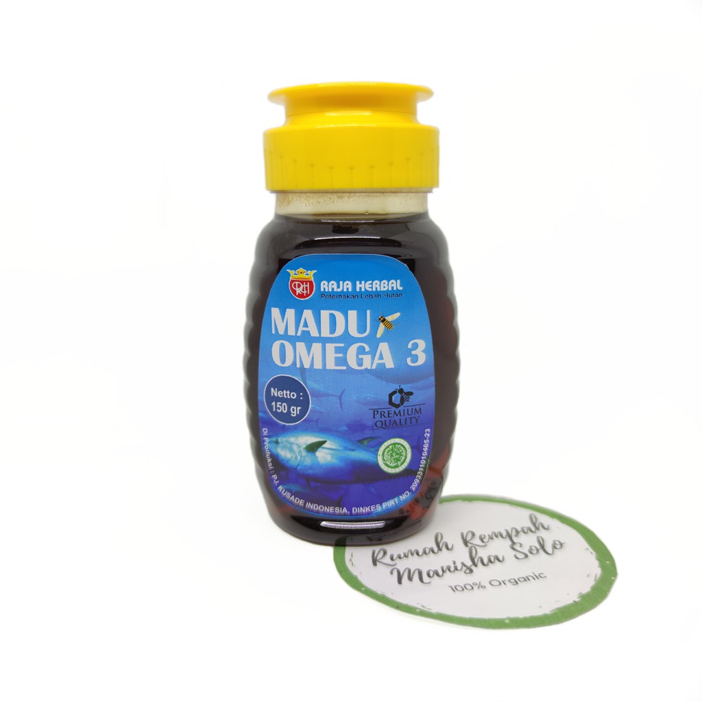 Madu Omega 3 Premium Quality Multikhasiat Raja Herbal 150gr