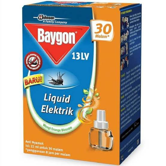 BAYGON LIQUID ELEKTRIK ORANGE BLOSSOM REFIL 22ml