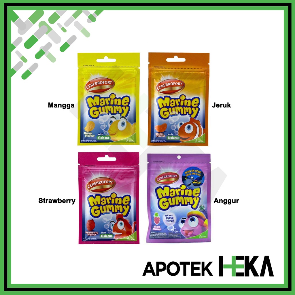 Cerebrofort Marine Gummy Sachet 10 Tablet (SEMARANG)