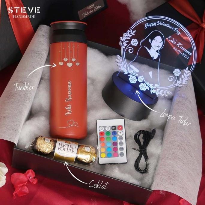 

GIFT SET VALENTINE 1 COUPLE HAMPERS HADIAH KADO PACAR STEVE HANDMADE DG654EAFVD