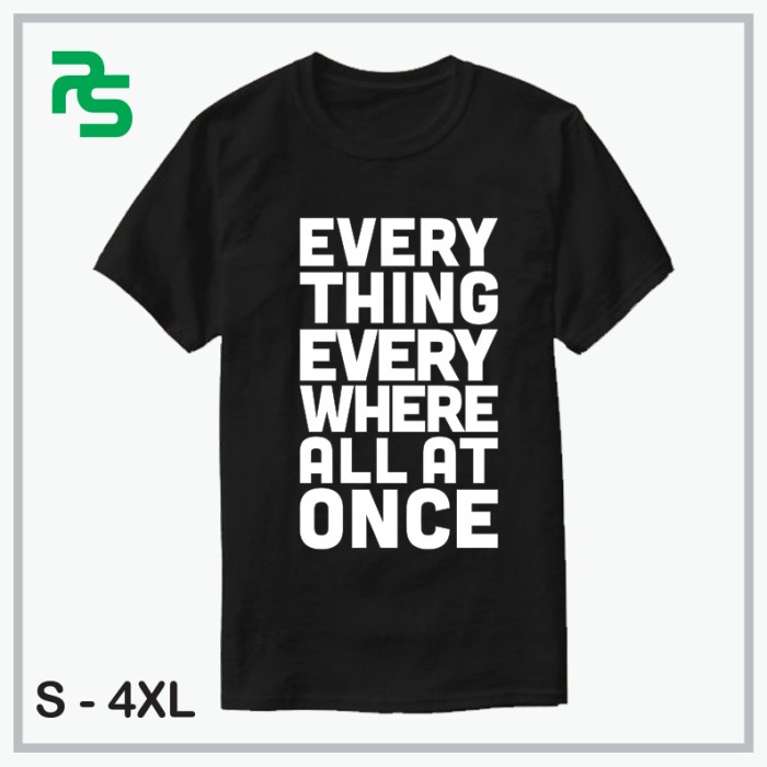 Kaos Baju Everything Everywhere All At Once Movie