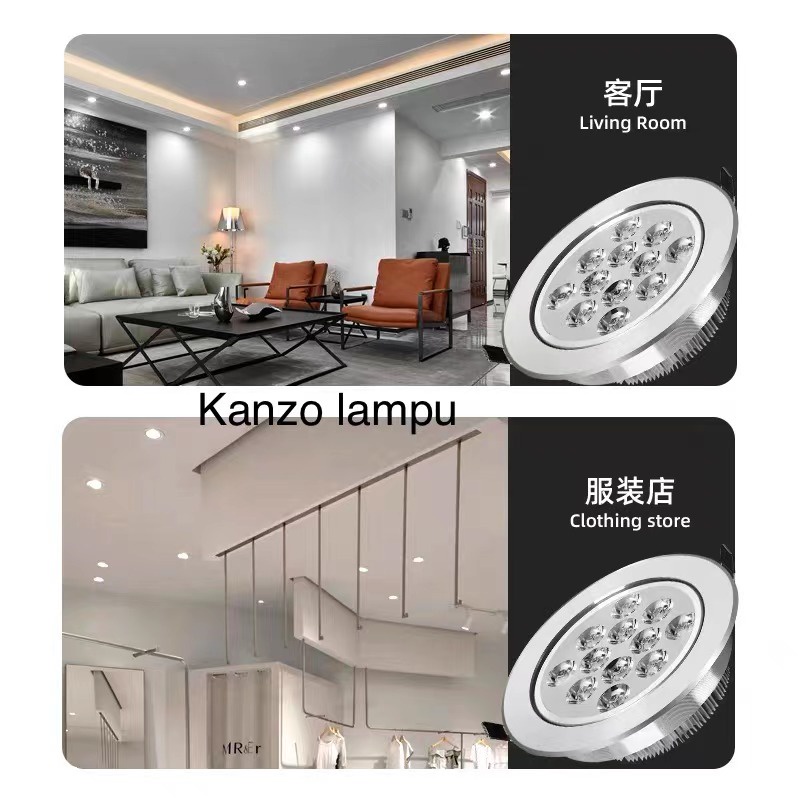 Downlight led 12mata 12watt dl led 12mata