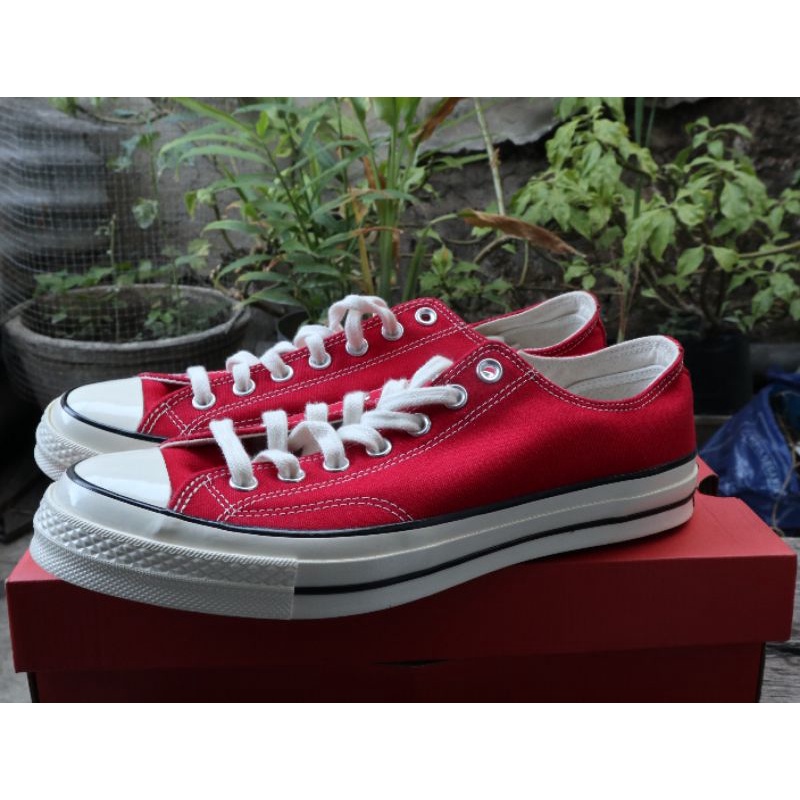 Sepatu Converse Original One Star Ox Enamel Red