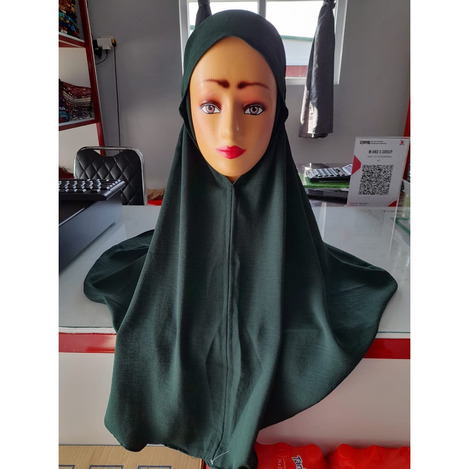 Jilbab Bergo/ Bergo Crinkle/Kringkel Premium/ Hijab Instan