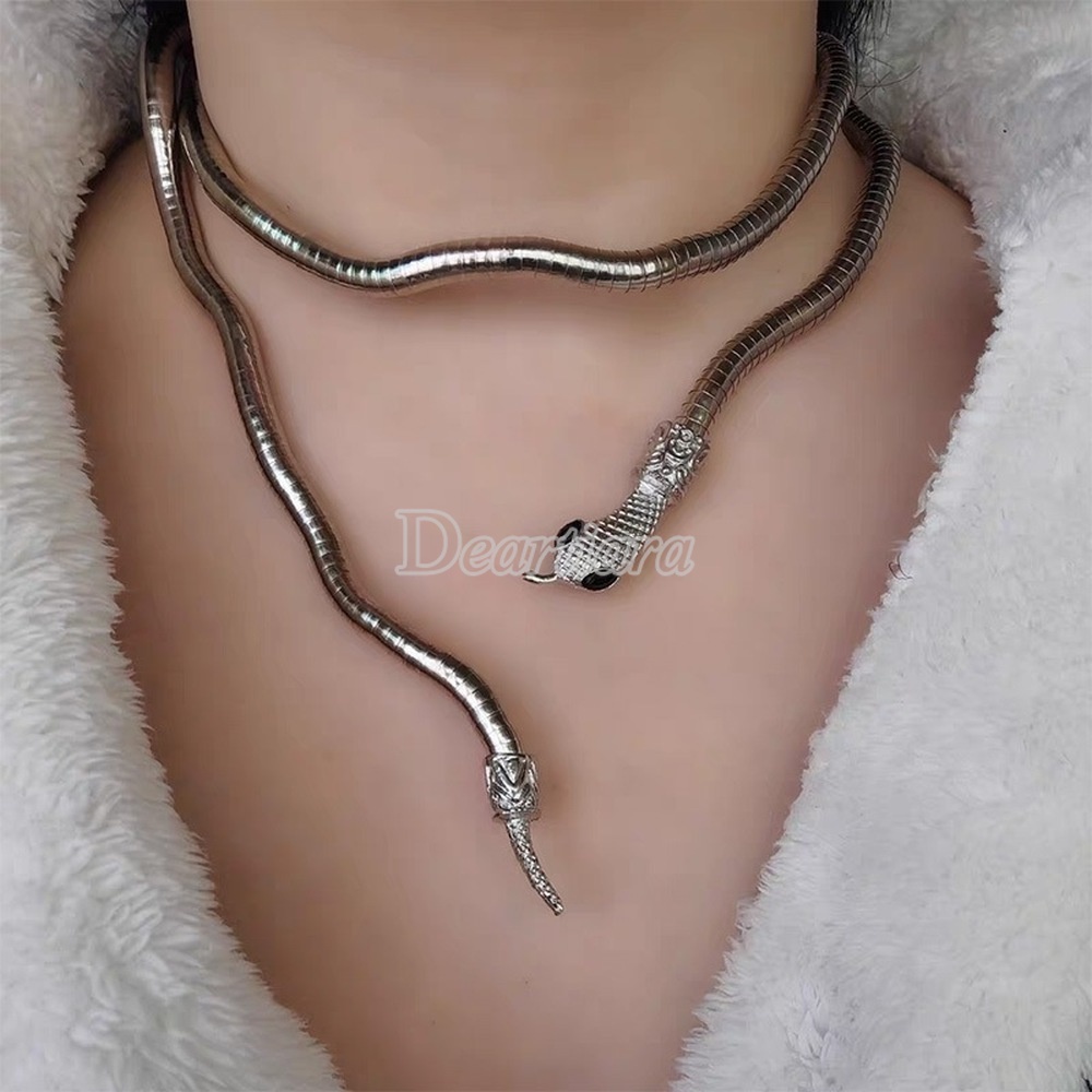 Kalung Desain Ular Untuk Pria Dan Wanita