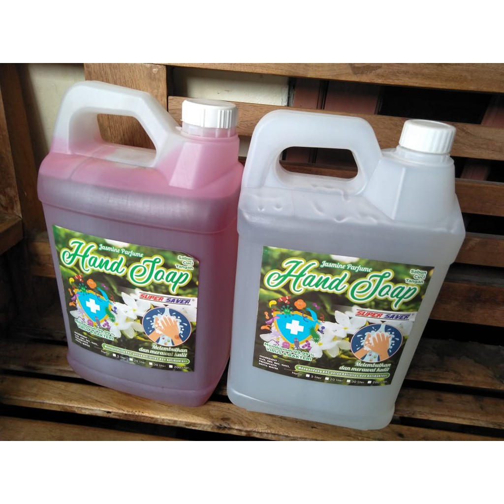 Hand soap 5 liter wangi Jasmine merk Super saver