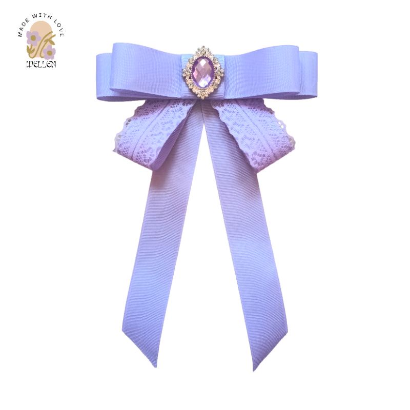 Felicia Brooch || Premium Ribbon Brooch || Korean Ribbon Brooch || Bros Pita Korea