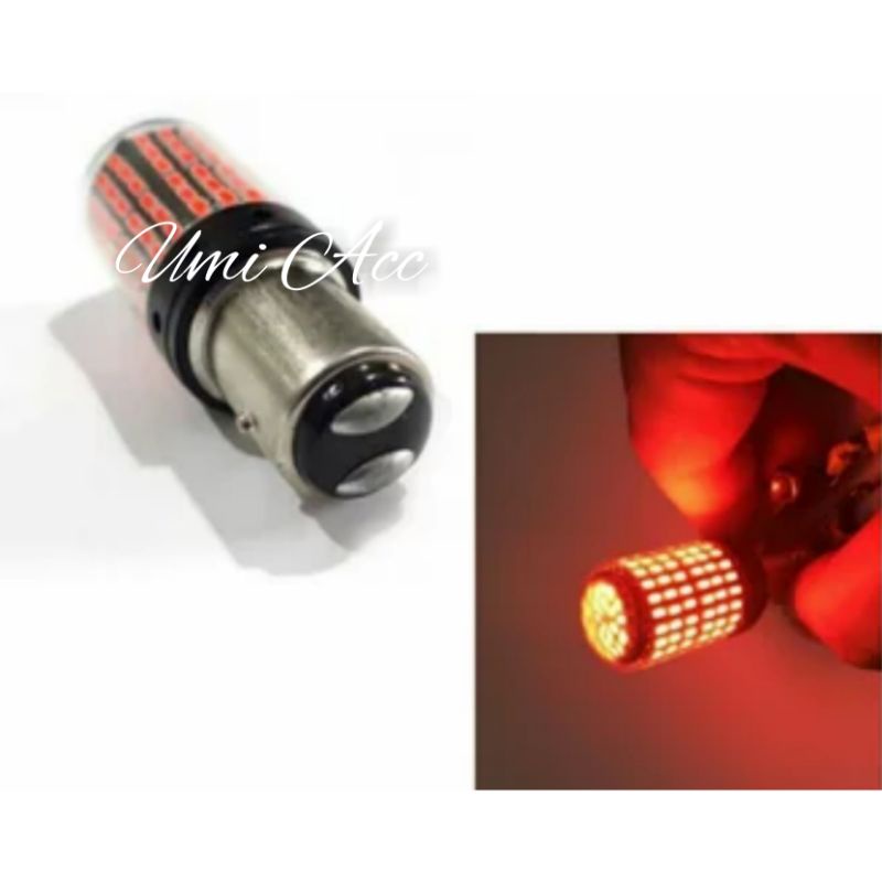 Bohlam Led Stop Agya Avanza Inova Fortuner Rush Dll / Lampu Rem Standar 144 Led