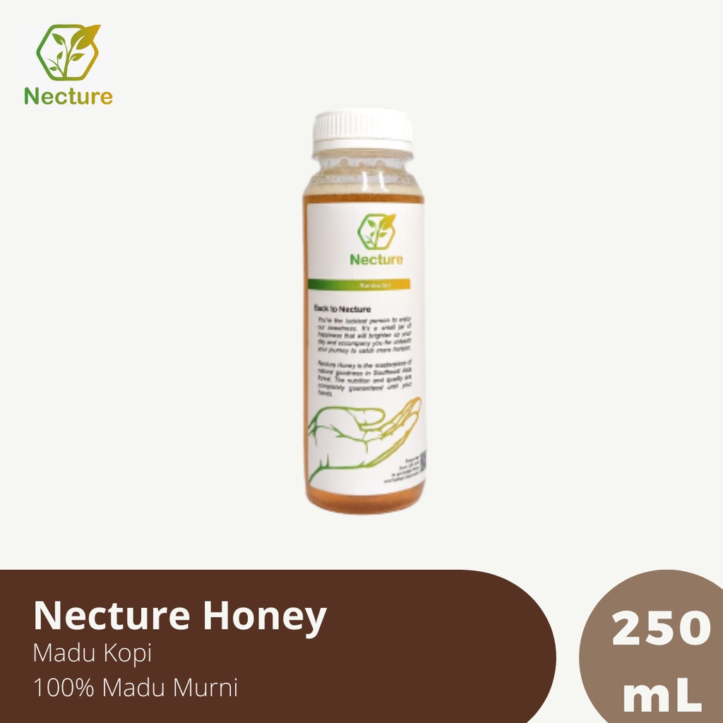 

Necture Honey - Madu Murni Kopi 250 mL - Madu Hutan Asli