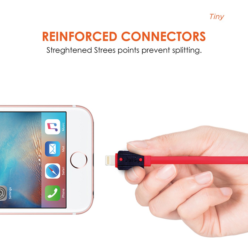 Kabel USB Iphone Lightning  Fast Charging JETE  Tiny - Garansi Resmi 2 Tahun