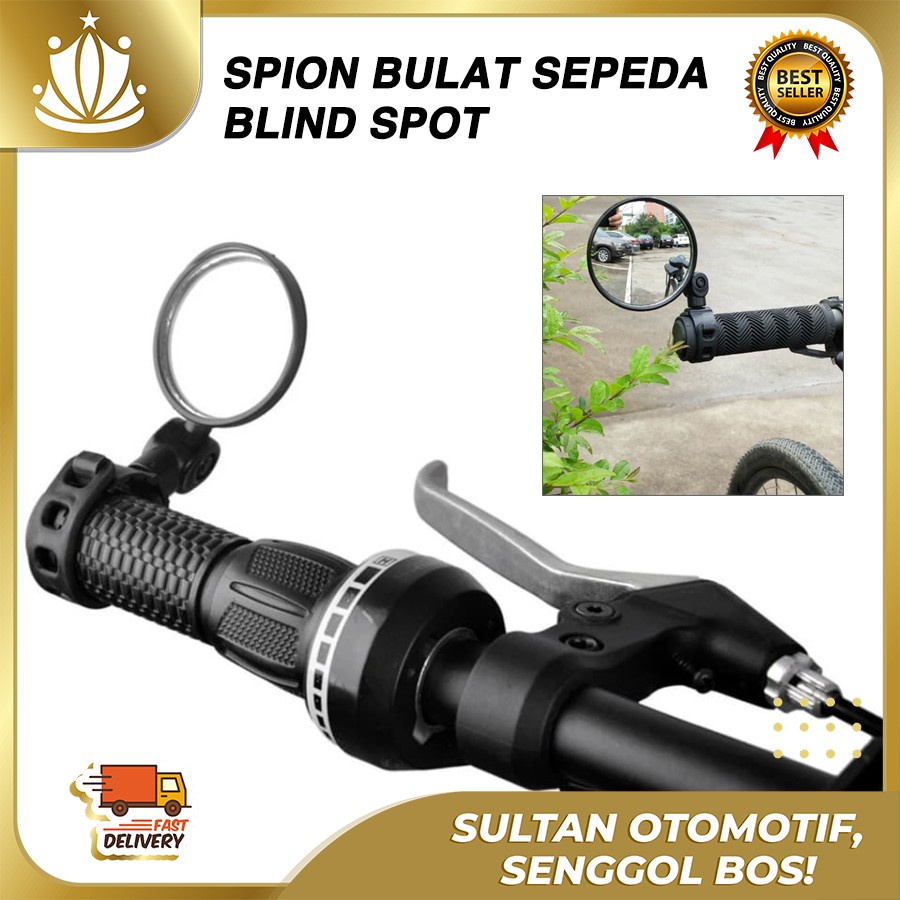 kaca Spion Sepeda Putar 360 Derajat Adjustable Handle Mirror UNIVERSAL