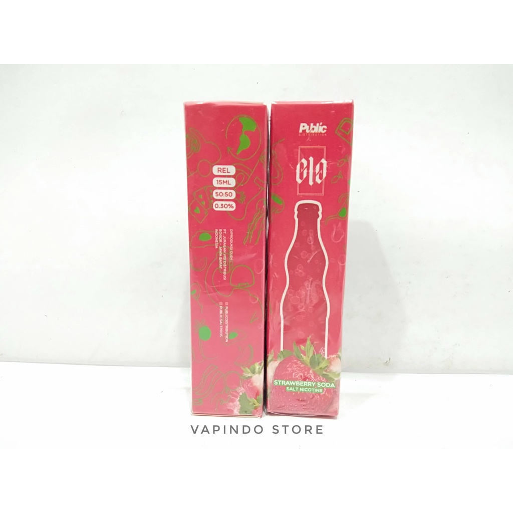 SALT ELO STRAWBERRY SODA 15ML NIC 30MG BY PUBLIC LIQUID