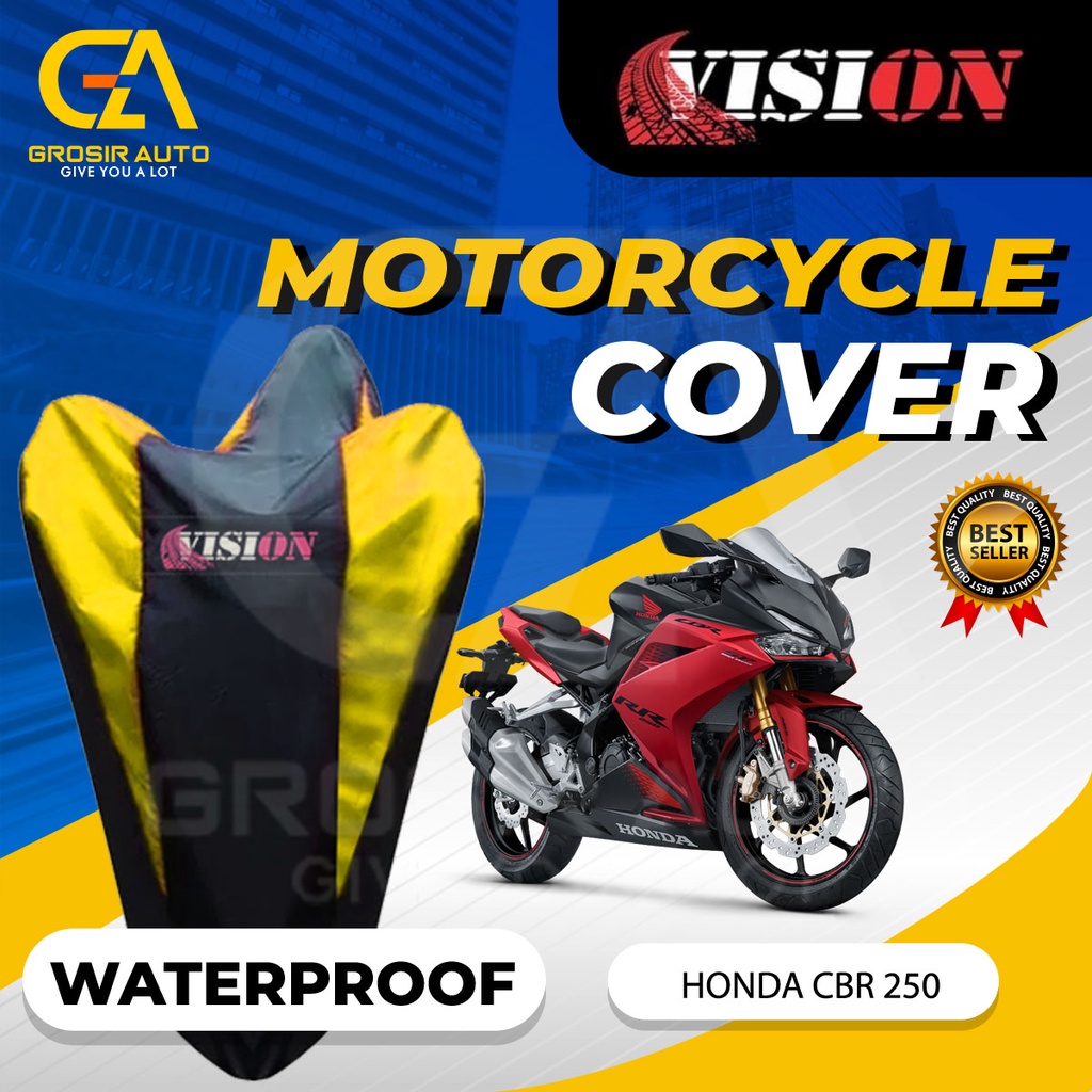 Sarung Motor CBR 250 Antiair Vision / Cover Selimut Penutup Sarung Mantel Motor Vision