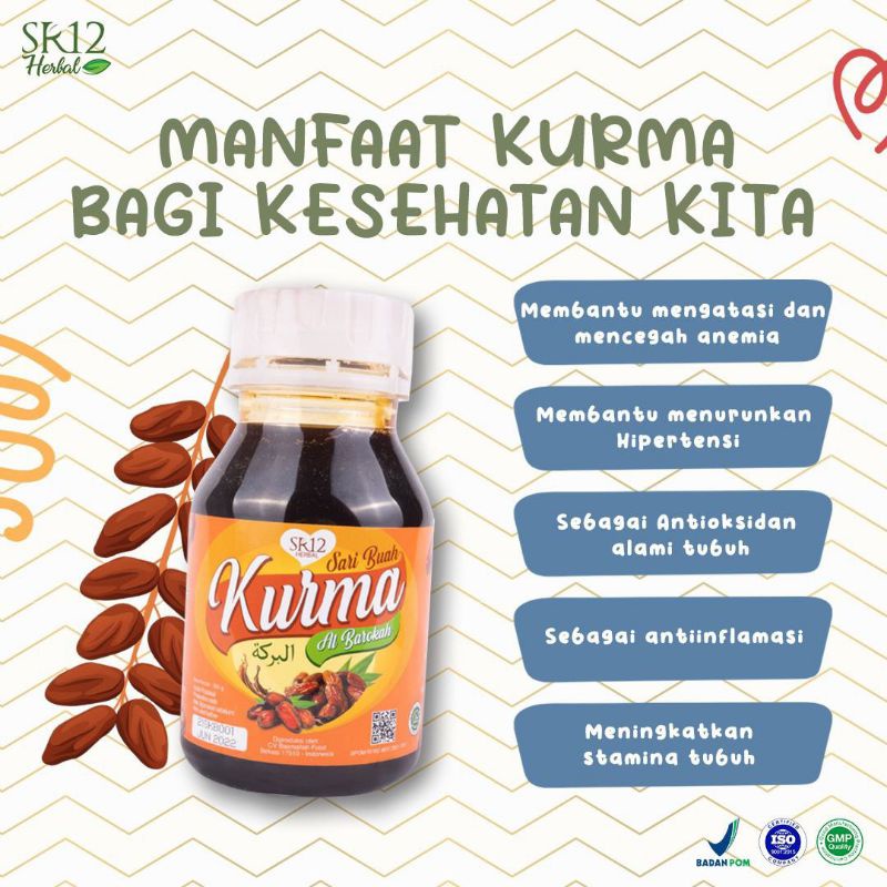 

Minuman Penambah Imun / Sari Buah Kurma SR12