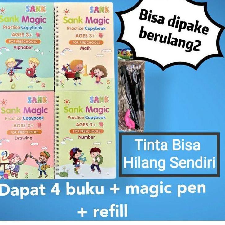 

Barang Pilihan.. Sank Magic Book/Buku Belajar Menulis/Buku Belajar Menulis TK PAUD