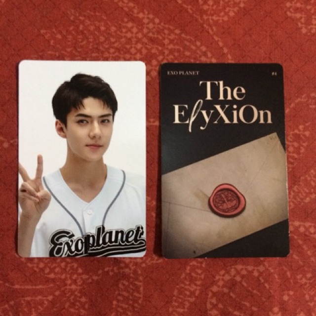 Official Photocard Elyxion - Baekhyun & Sehun