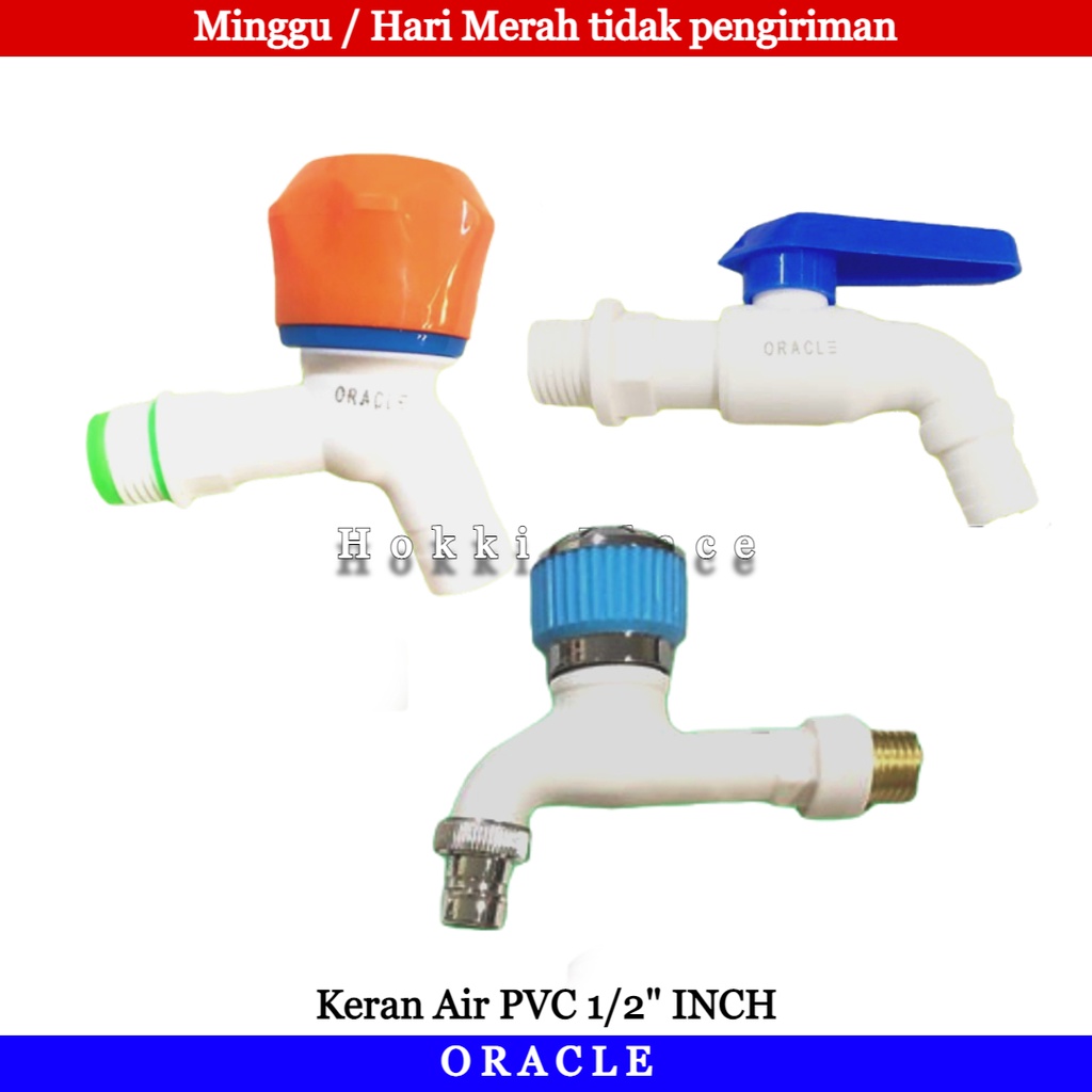 Jual Keran Air Pvc Oracle Inch Kran Tembok Kran Taman Gagang