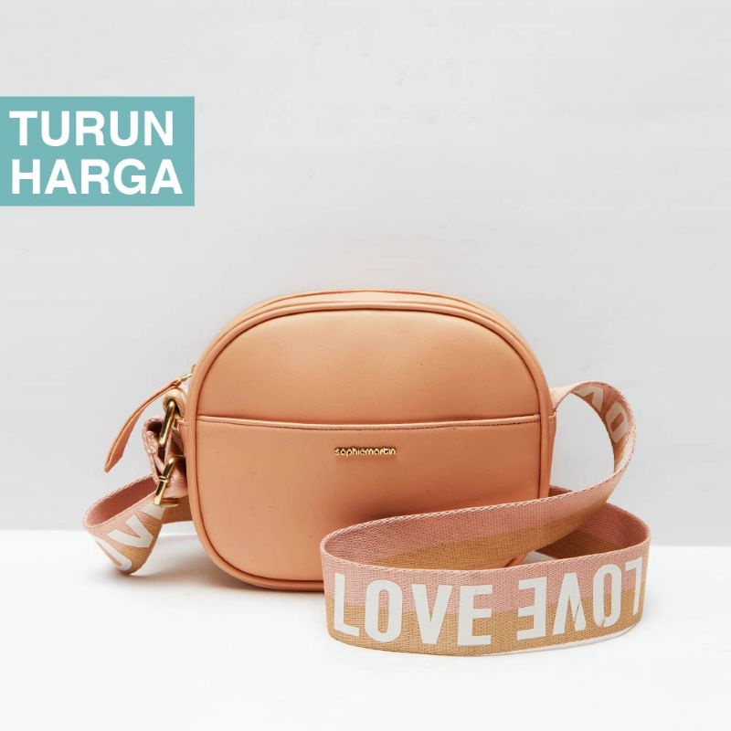 TAS SLEMPANG HERINNE PINK SOPHIE PARIS PROMO ORIGINAL