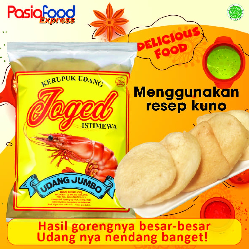 

Pasiafood Kerupuk Joged Kerupuk Udang Super Premium Ukuran Jumbo