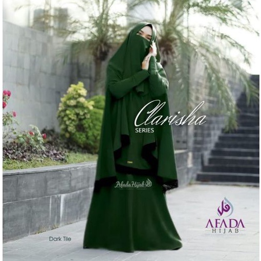 Set Gamis Syar'i Clarisha ori Afada Hijab
