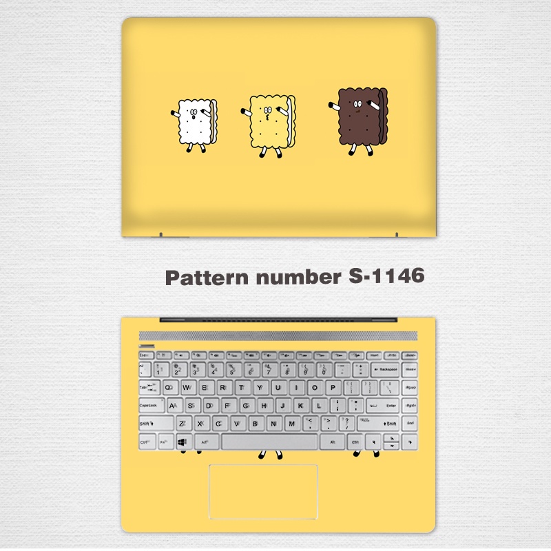 DIY Universal Laptop Stickers Computer Skin Vinyl 2 Sides Notebook Skin for 11/12/13/14 Inch Asus Vivobook 14 S14 Keyboard Cover K413E A413E M413I M433I K413EQ