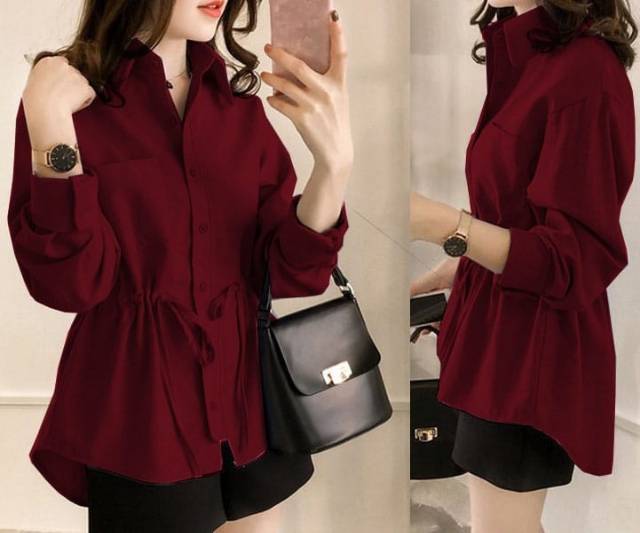 BLOUSE HEM SERUR LD 102CM PJG 63CM