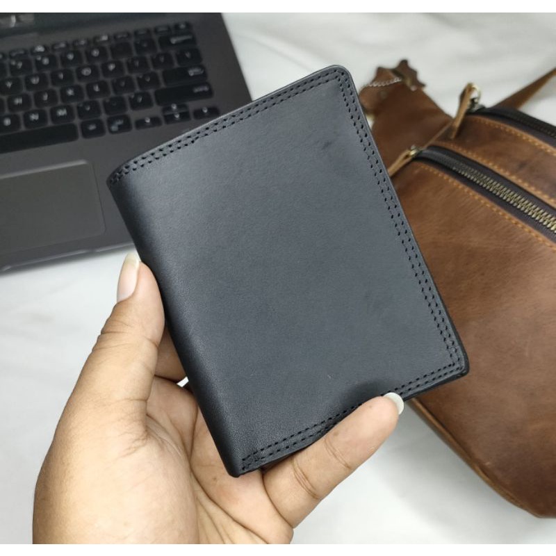 Dompet Kulit Pria Berdiri 100% ORIGINAL Kulit Sapi asli PROMO