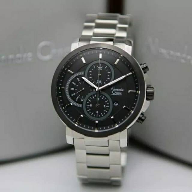 Alexandre Christie 6350 Silver Black Original