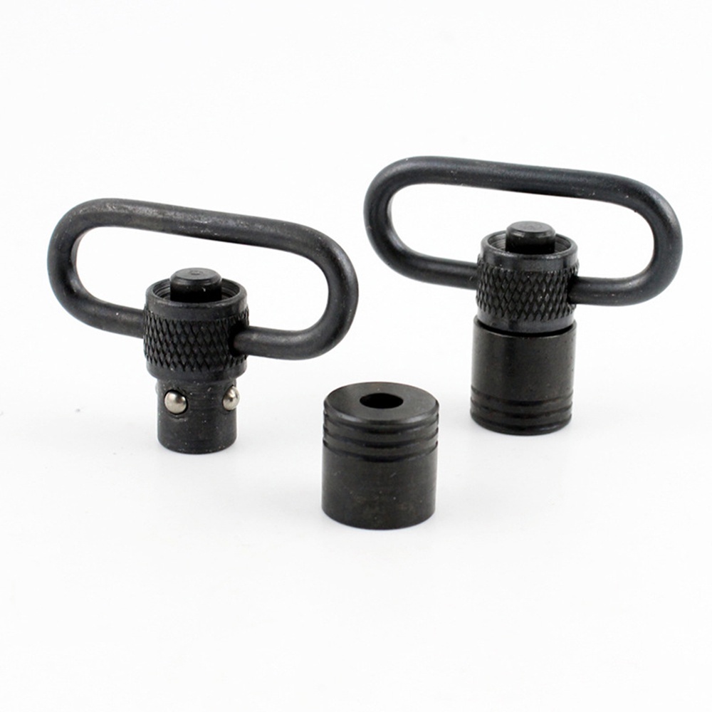 REBUY High Quality Sling Swivel Mount Ring Knurled Swivel Mount Strap Buckle Pattern Outdoor Tools Carabiner Metal Quick Detach Release/Multicolor