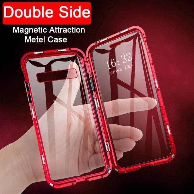 Case Magnetic Depan Belakang Oppo A15 New 2020 Kaca 360 Premium Glass